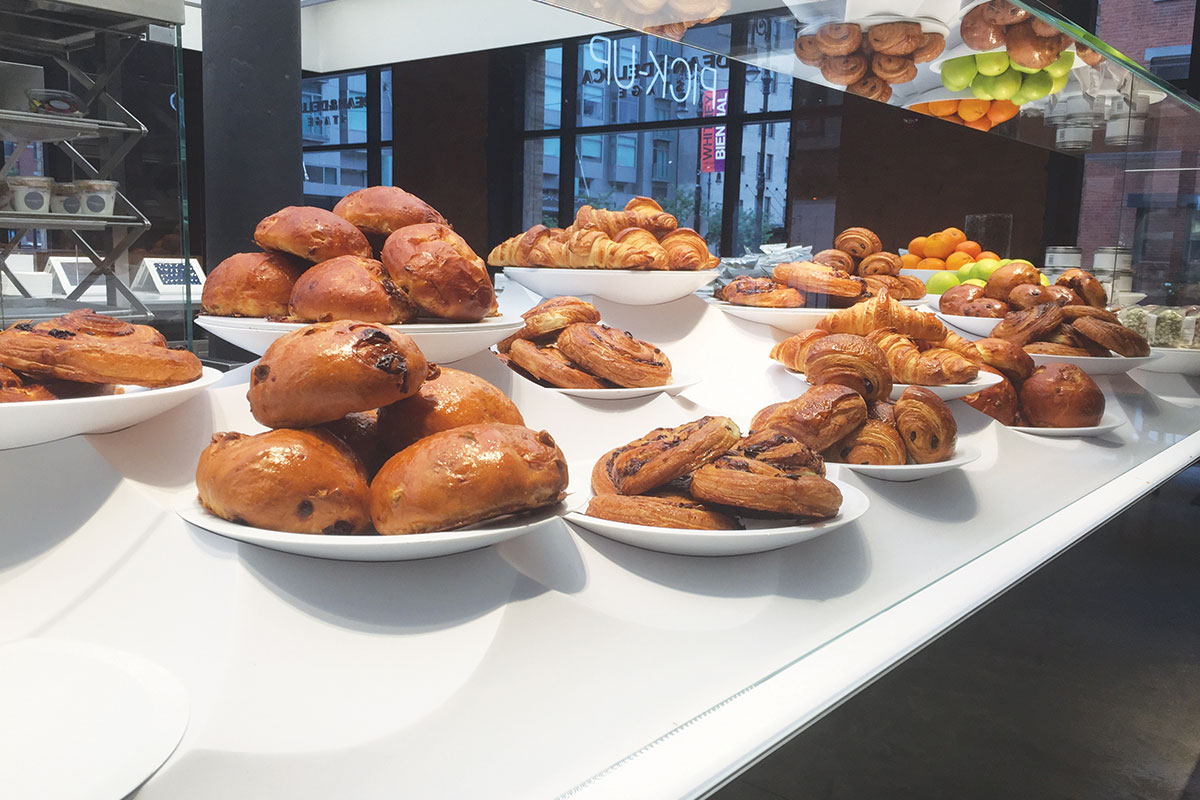 Food Items on display at Dean & Deluca's Stage