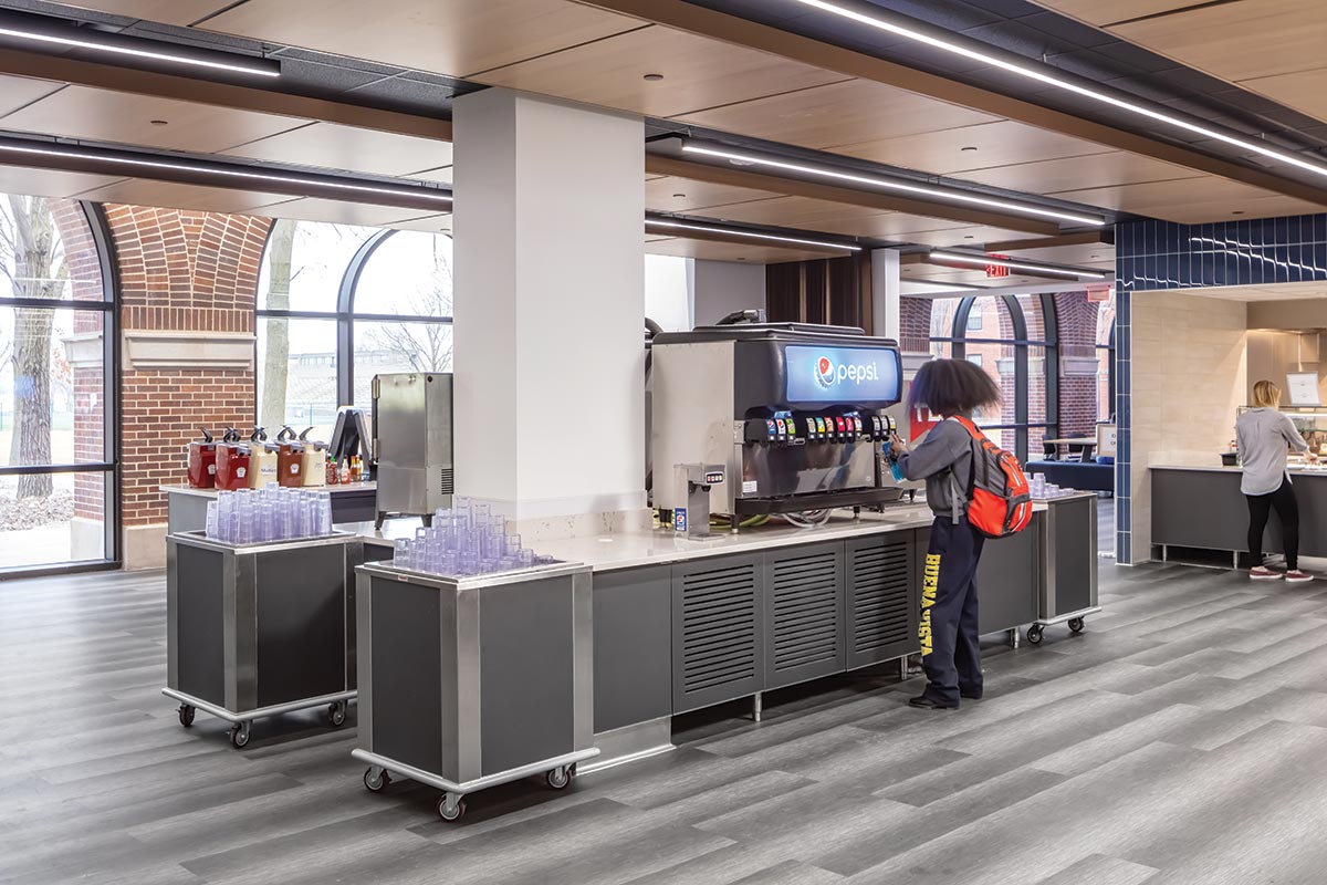 Buena Vista University Dining Hall Beverage Station