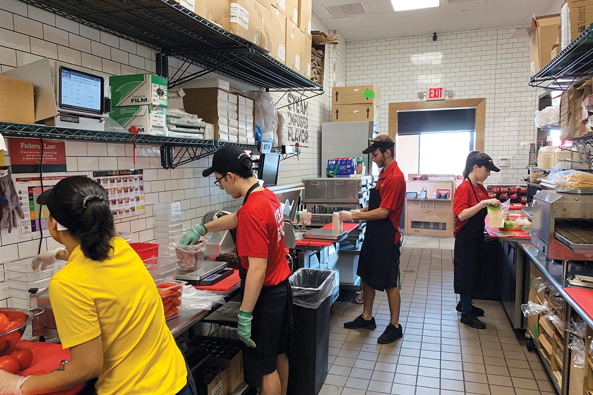 Firehouse Subs Production Line