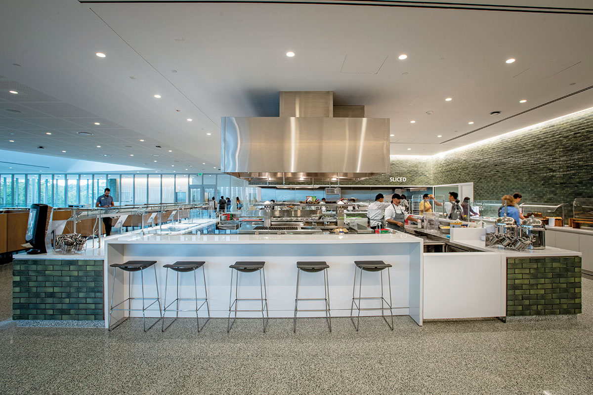 The Commons at Tulane University Chefs Table Island Cooking Suite