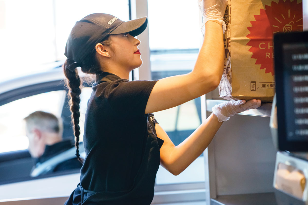 Chipotle Pick Up Area