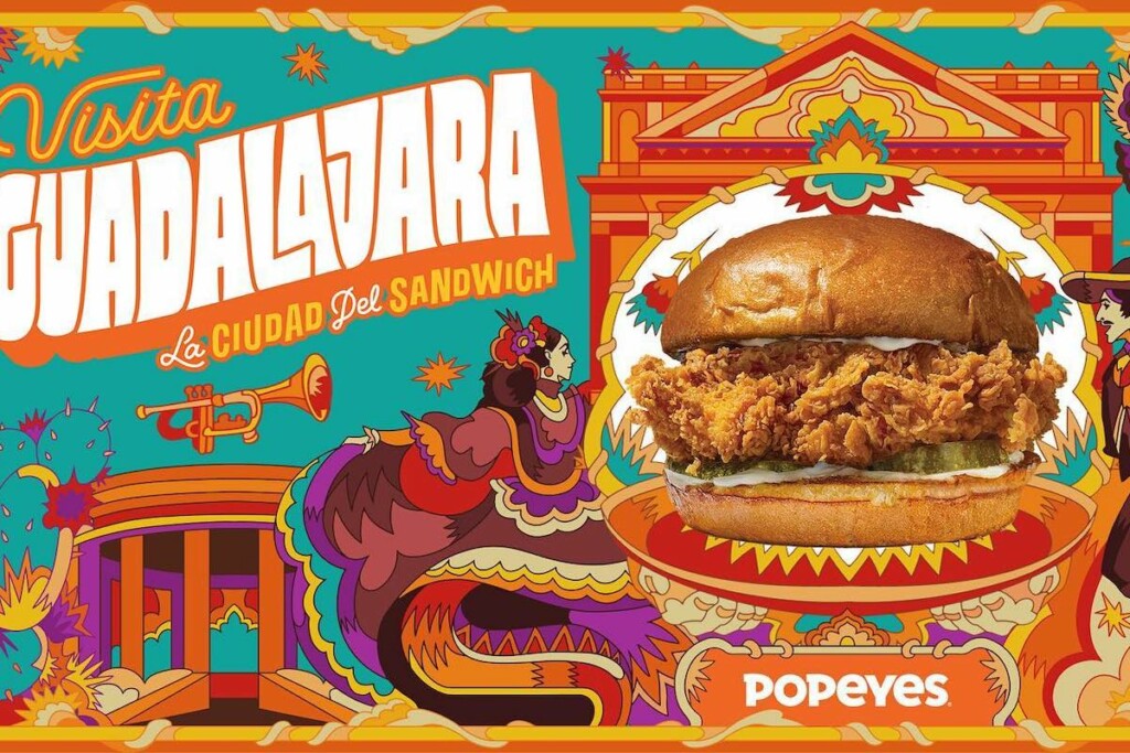 Popeyes currently only operates within Mexico in Guadalajara, but it plans to change that this year. Photo Courtesy of Popeyes Mexico Facebook