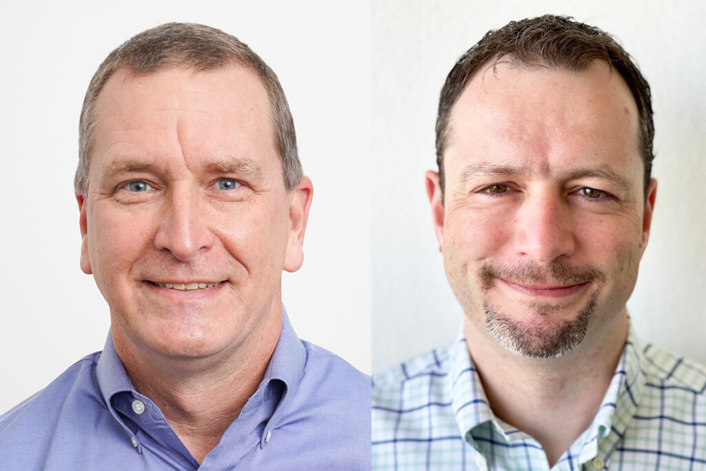 Rick Seiss (left) and Peter Revesz take on new roles with Franke Foodservice Systems. 