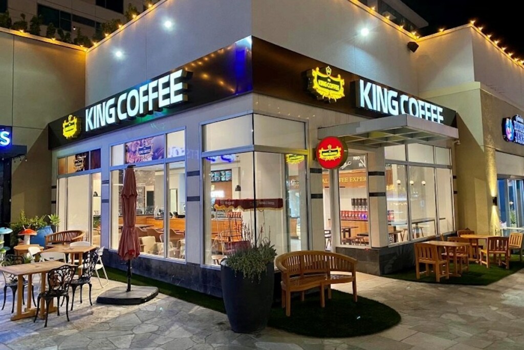 The King Coffee store that opened this week in Anaheim, Calif., marks the chain's entry into the U.S. 